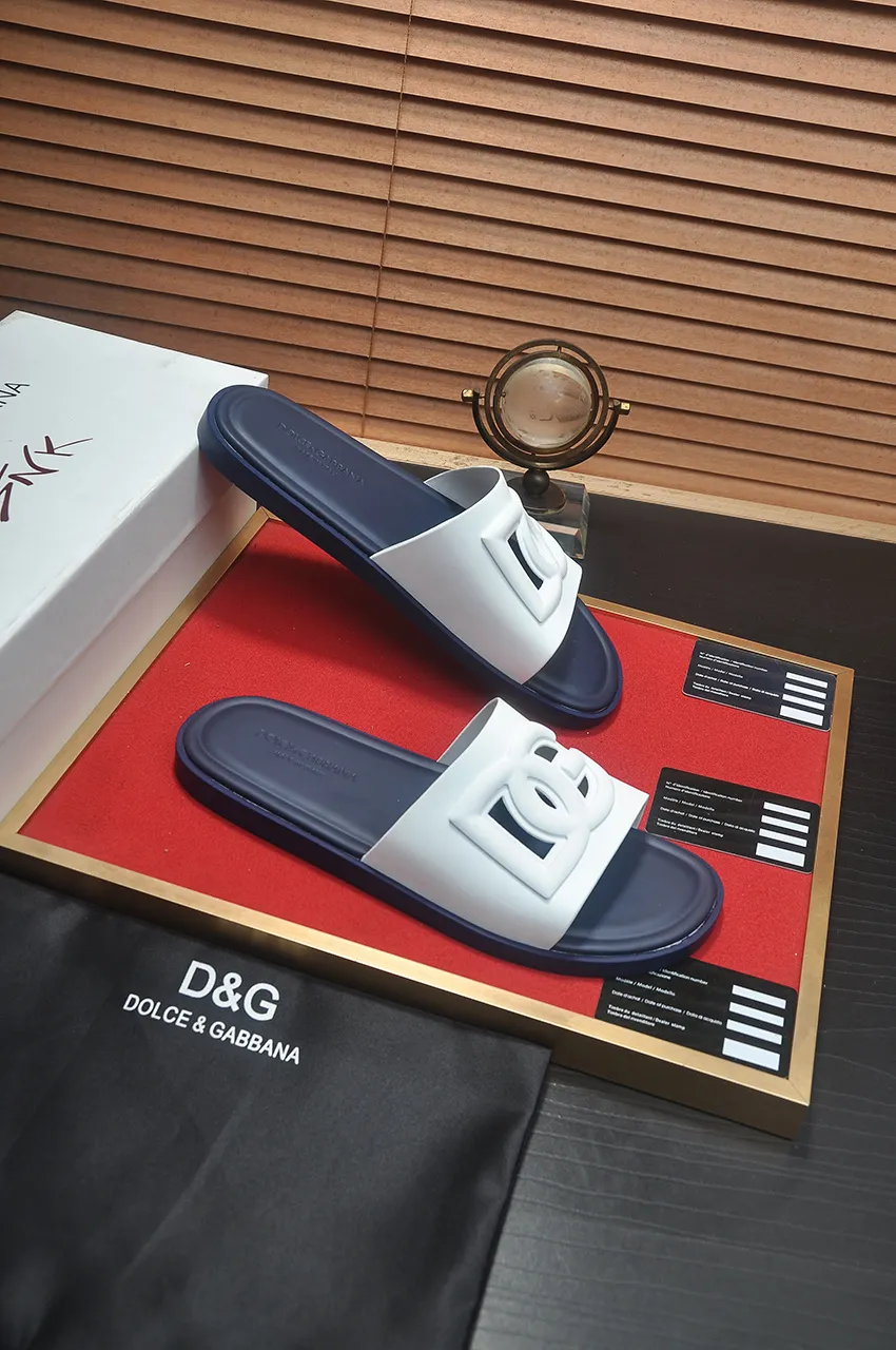 Men's shoes 💰280 [D&G] High-end quality Product trademark: DG "Dolce & Gabban*" slippers, Product material: Imported cowhide upper, original air cushion outsole, regular size: 38-45